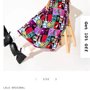 Dressed in LALA Colorful Graphic Maxi Dress